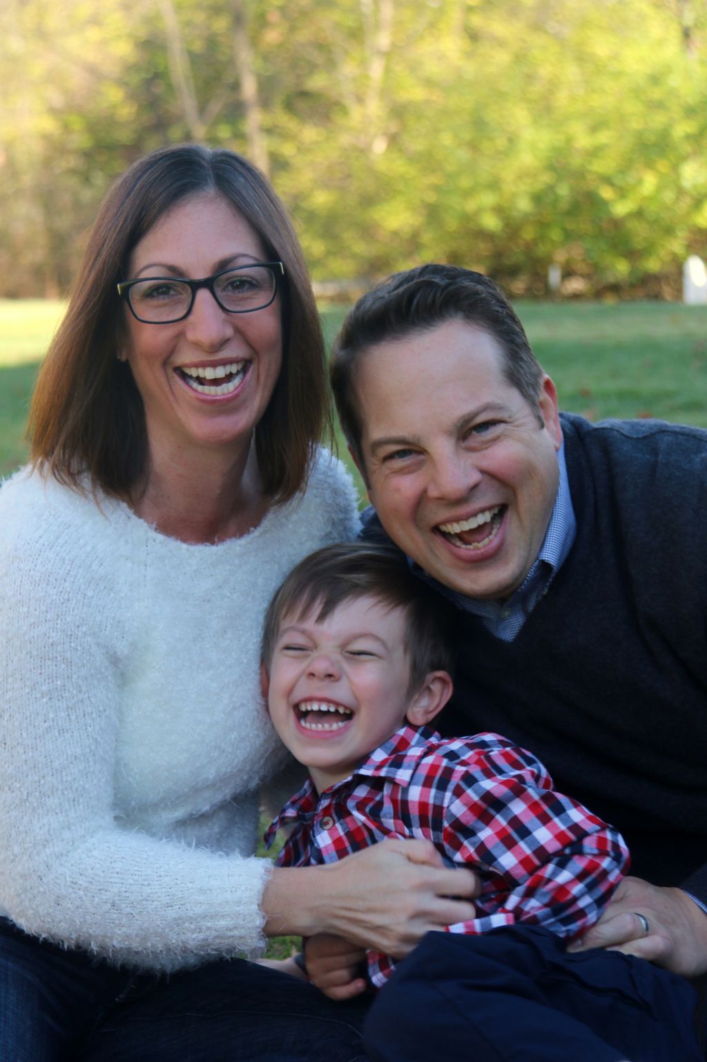 Family portraits for holiday cards.