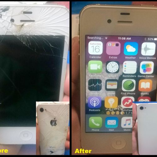 iPhone 4s Screen & Rear Cover replacement