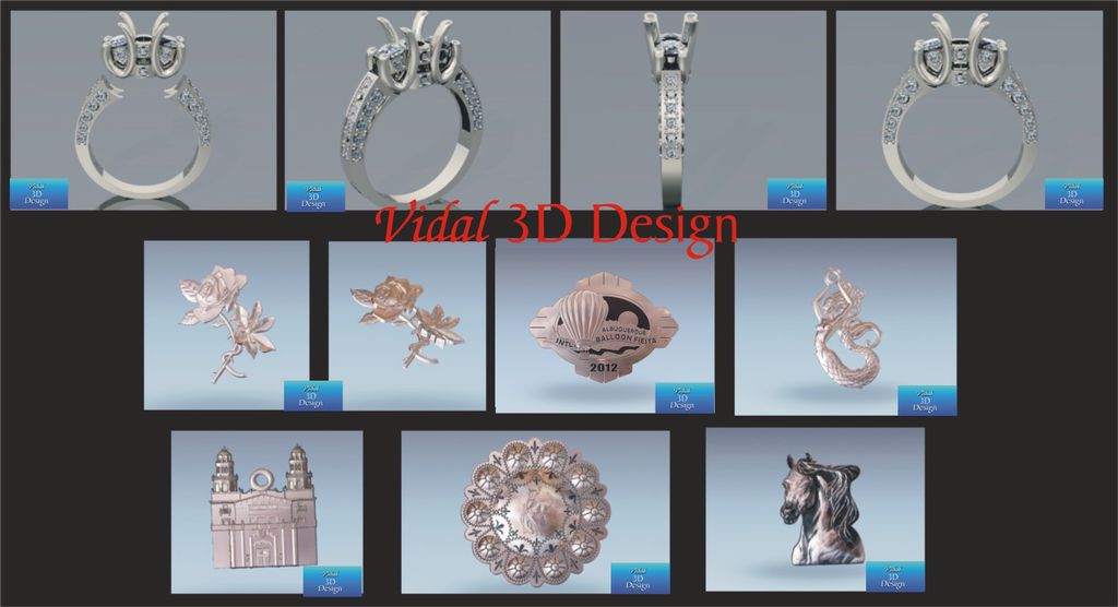 Vidal 3d design
 3D samples