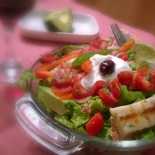 Healthy burrito bowl