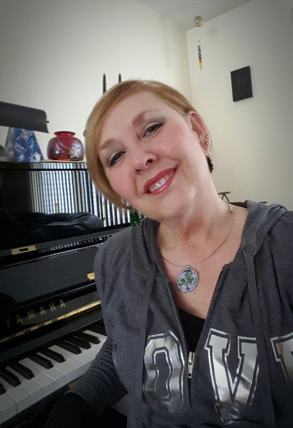 Me in my home studio.