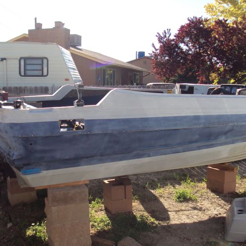 Here is a boat project that I did for a customer.