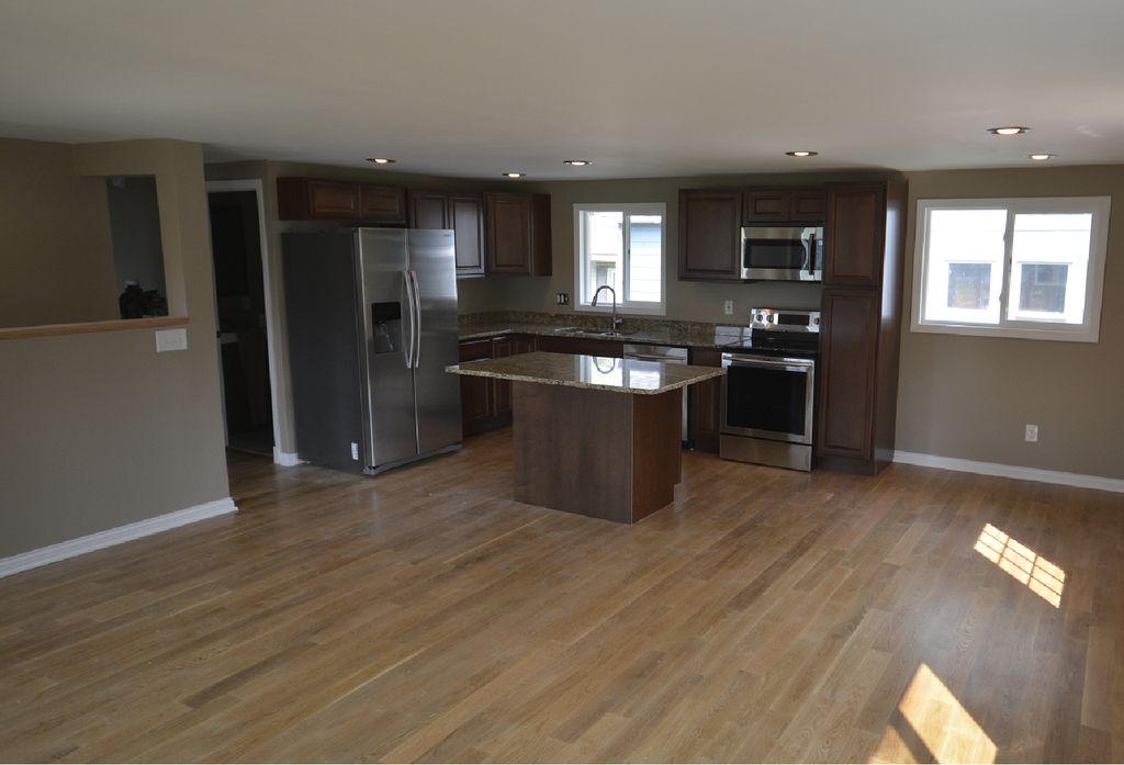 This is the after image of a kitchen that Gledhill