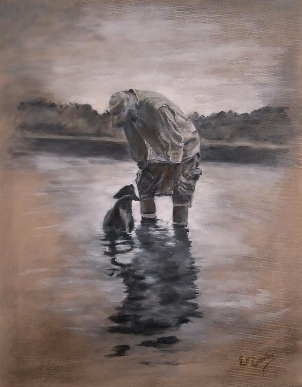 Pet portrait holiday gift