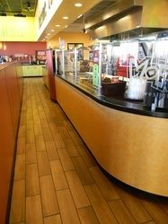 Cabinetry at Moe's grill