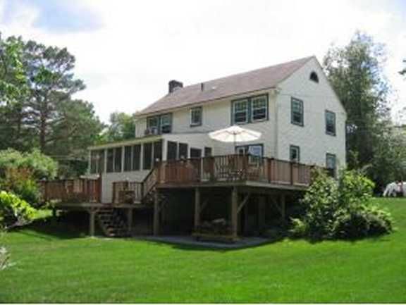 Two level deck approximately 640 sq Feet with Braz