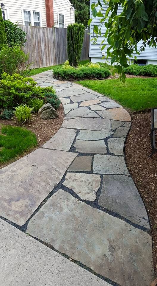 stone walkway