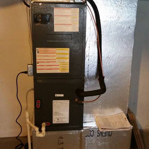 2 ton heat pump install