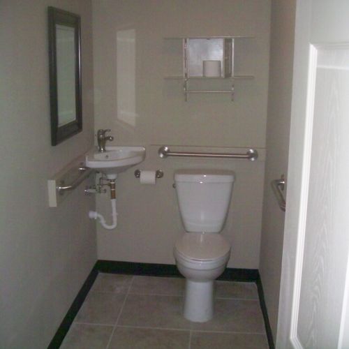 bathroom for customers