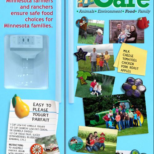 Award-winning brochure for client Minnesota Farm B