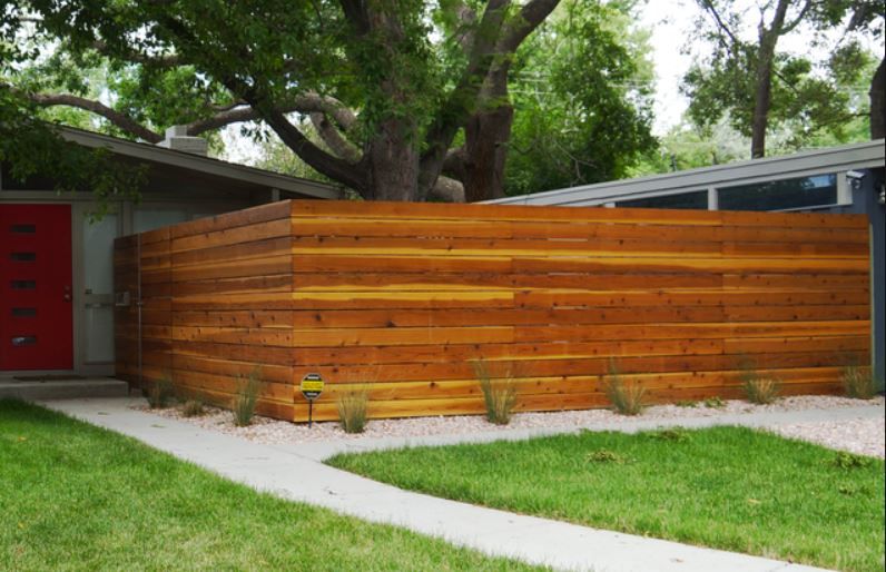 Custom Wood Fence.