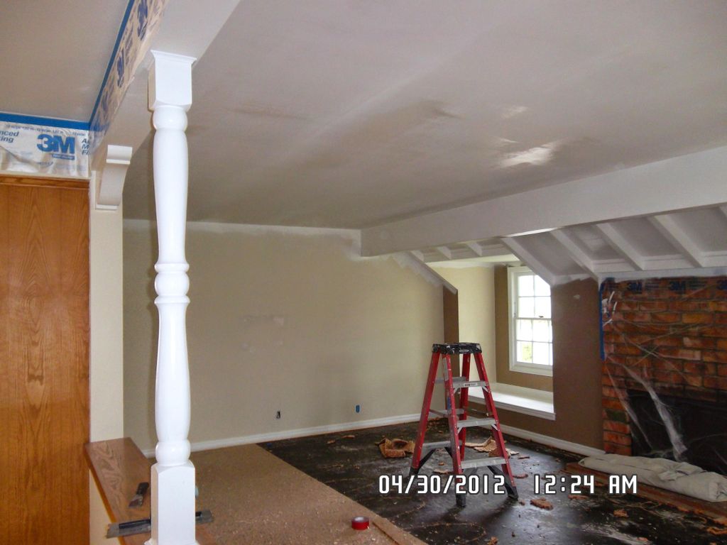 Built in Shelving before