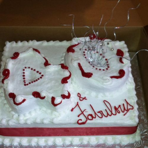 Milestone Birthday Cake