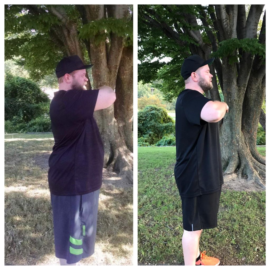 3 month progress down 19lbs and over 12 inches los