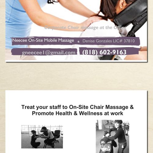 Corporate Chair Massage 