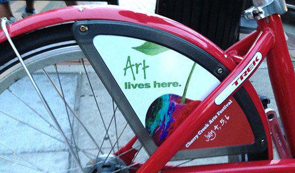 Cherry Creek Arts Festival bike design