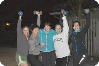 A lovely group of ladies that tackled workouts at 