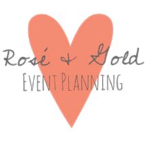 Rosé and Gold Event Planning