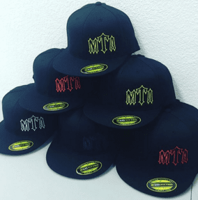 Flexfit hats with multiple thread colors