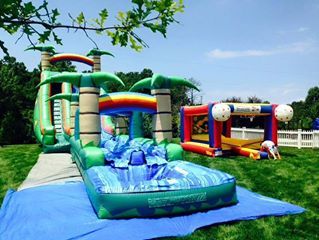 Waterslides and Inflatable Sports Games too