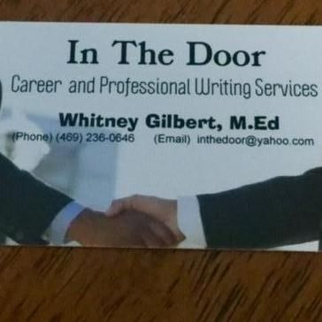 In the Door Career and Professional Writing Ser...