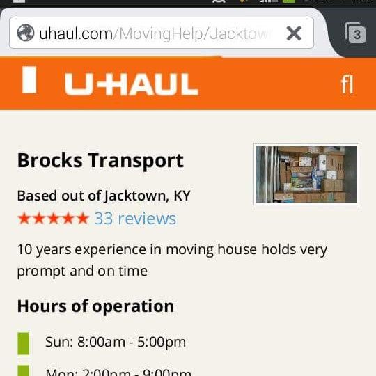 Brocks transport  and moving