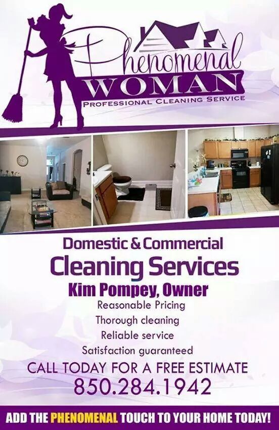 Phenomenal Woman Cleaning