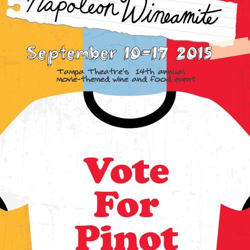 Tampa Theatre Winefest "Napolean Wineamite" Poster
