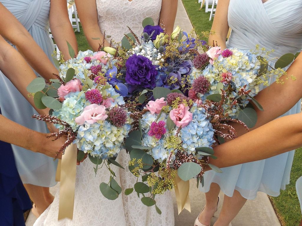 Colorful bouquets!