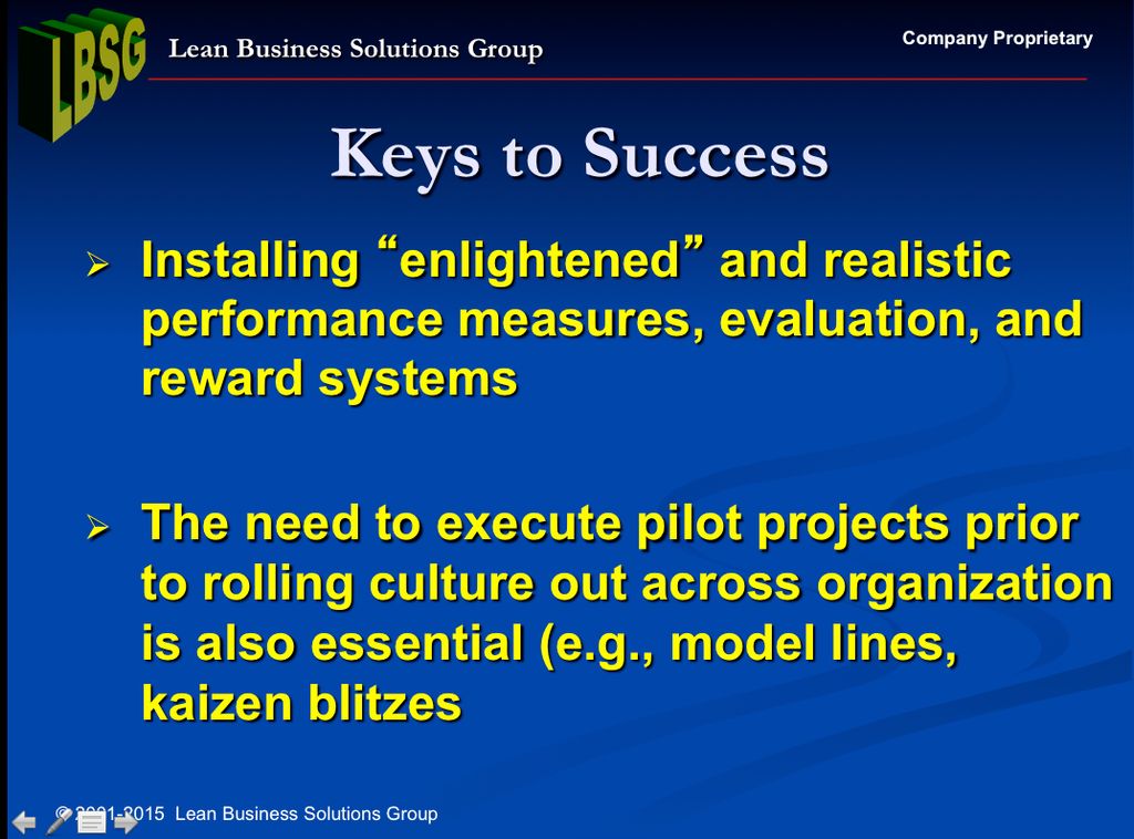 Keys To Success