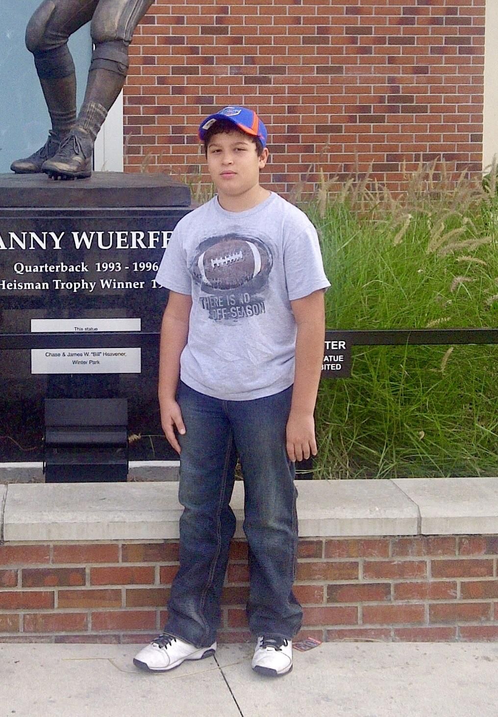 Alejandro before. 13 years young 