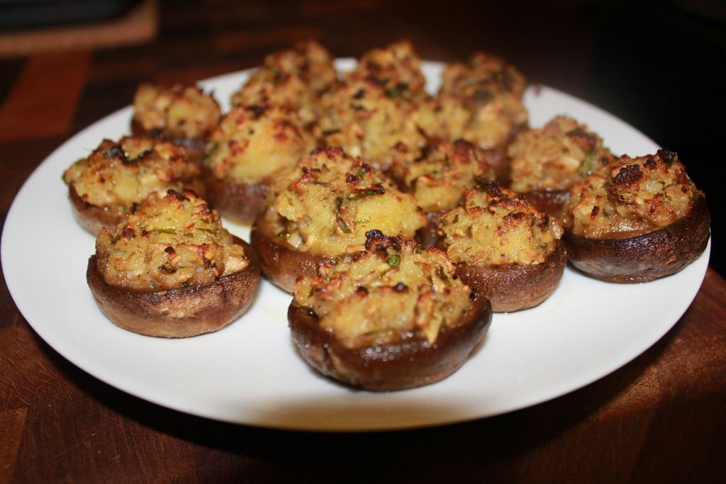 Parmsean Stuffed Mushrooms