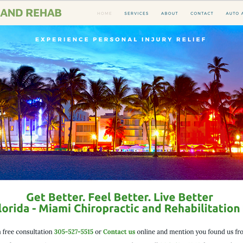 Website design fro Prime Medical and Rehab Coral G