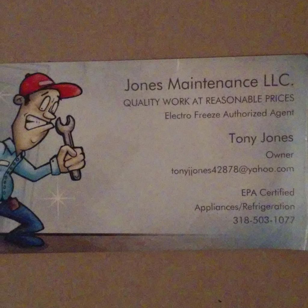 Jones maintenance and repair llc