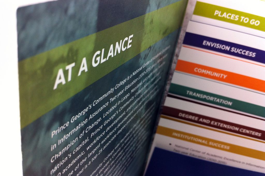 Print Design:
Prince George's Community College Ma