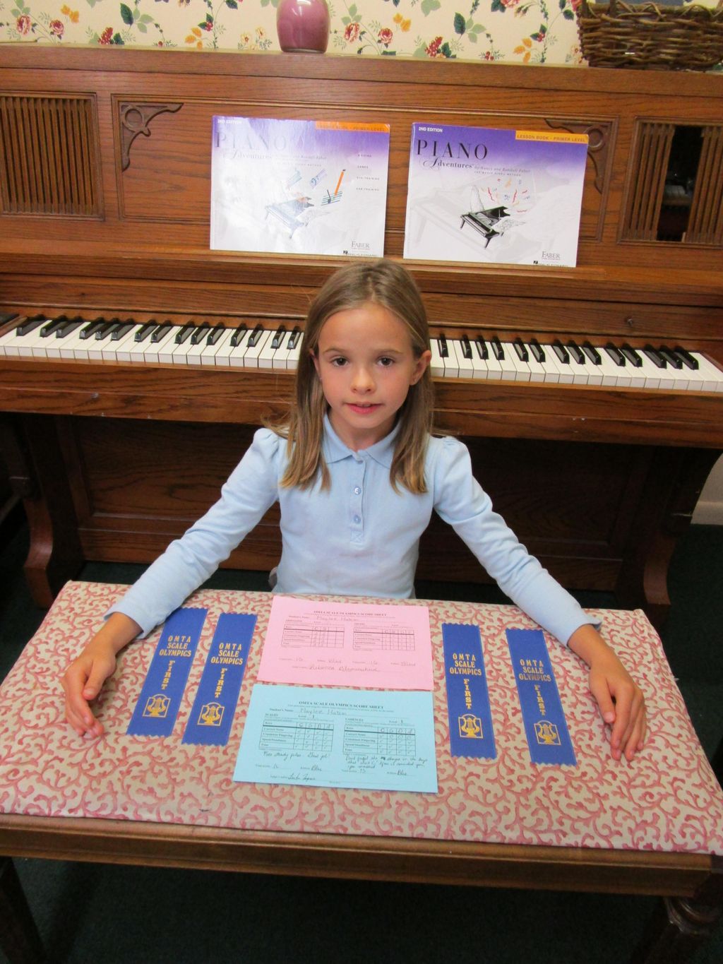 Ribbons earned at Scale Olympics