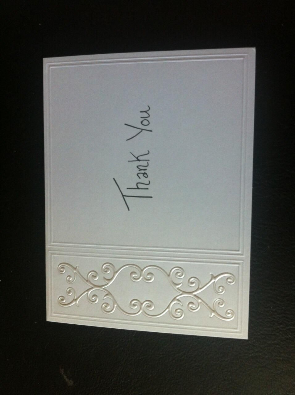 Ben & Lauren Young Thank You Card