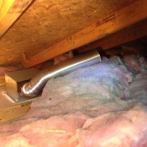 Bathroom Exhaust Fan Duct: Should vent to the home