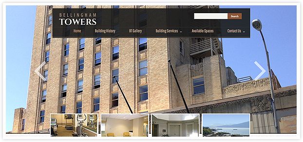Property Management website design for Bellingham 