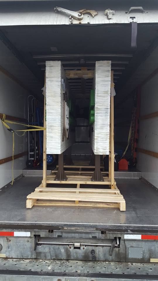 Moving some custom merchandise for a local client.