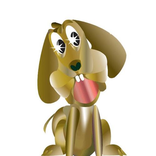 Digital Art
Dog  created for children's book