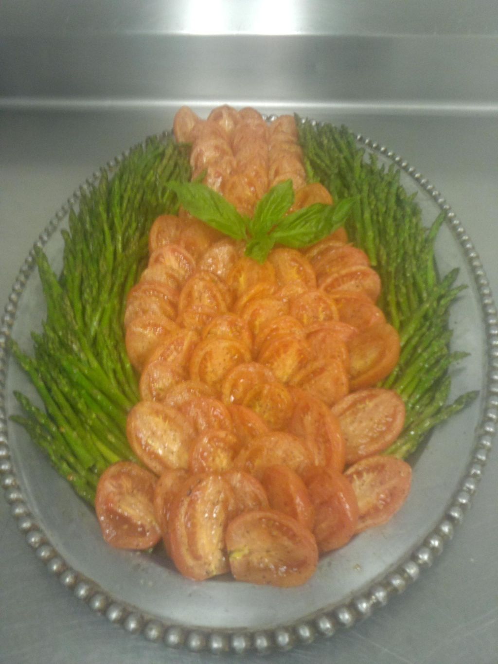 Roasted Asparagus &Tomatoes