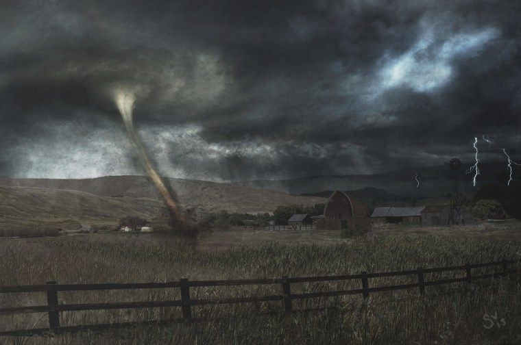 American Tornado- Digital Concept Art