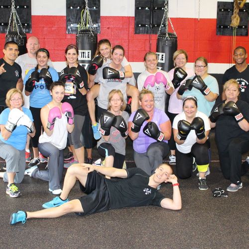 Saturday Class = BOXING! They had a TON of fun!