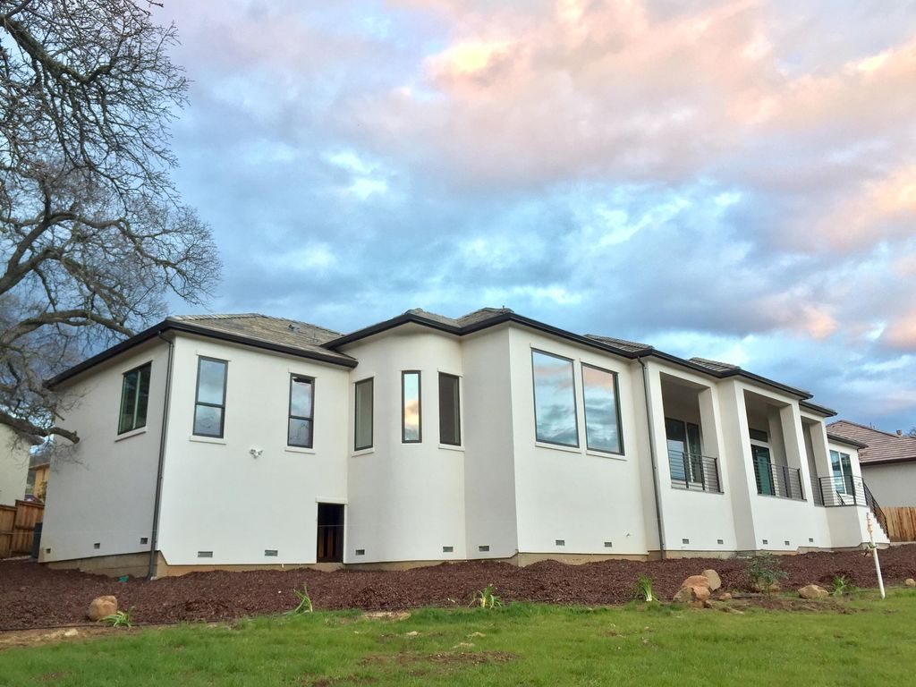 Professional window cleaning. 