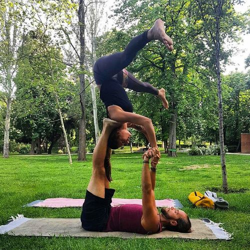 do you want to try some Acro yoga? 