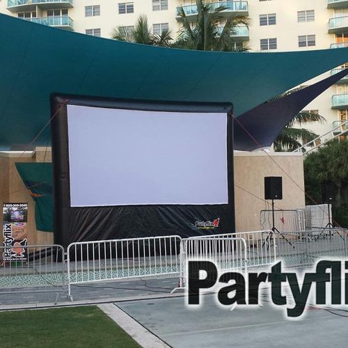 18ft Partyflix Main Event Inflatable Movie Screen,