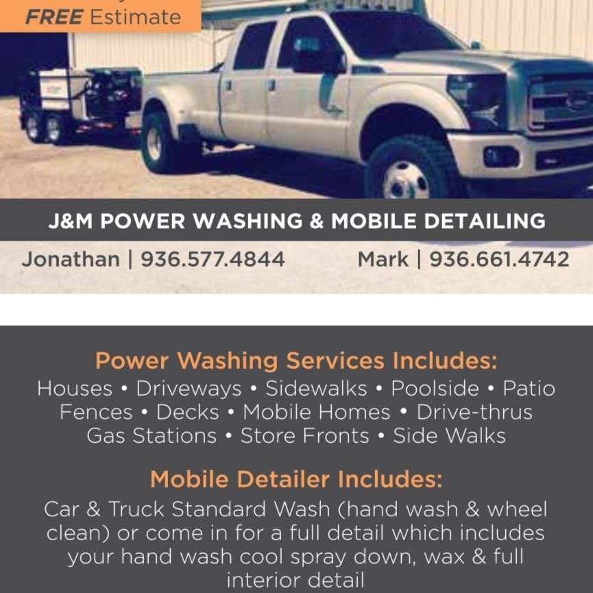 J&M Power Washing & Mobile detailing
