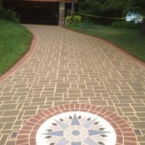 This is a Decorative concrete overlay. This concre