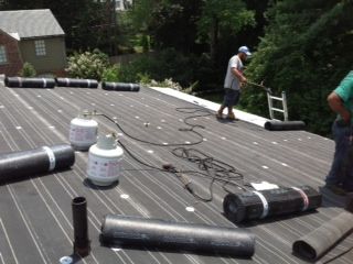 Installation of a new TPO Flat Roof System